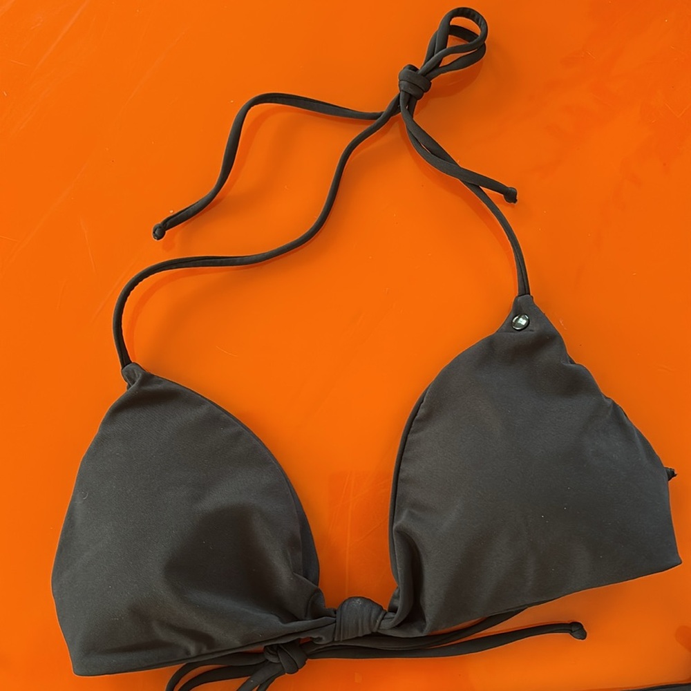 Classic Black String Bikini Small - image 2